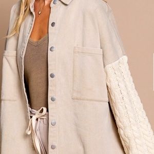 Sweater Knit Jacket